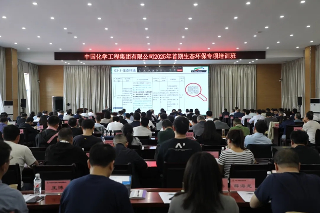 中國化學(xué)舉辦2025年首期生態(tài)環(huán)保專項(xiàng)培訓(xùn)班