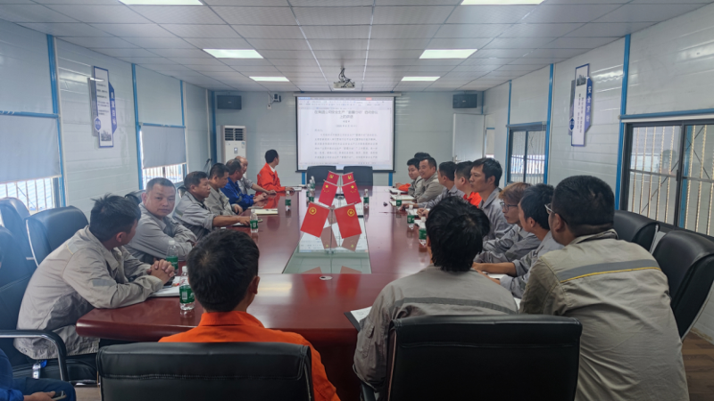 中國化學四化建扎實開展“雷霆行動”安全生產(chǎn)警示教育  筑牢項目安全根基